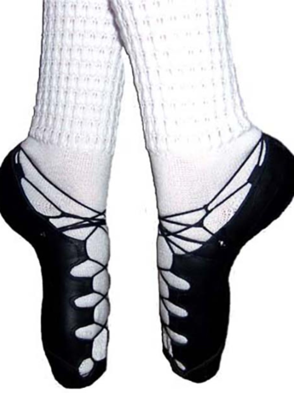 Rutherford Cavan Split Sole Ghillies - Irish Dance soft shoes - 12 CHILD  UK